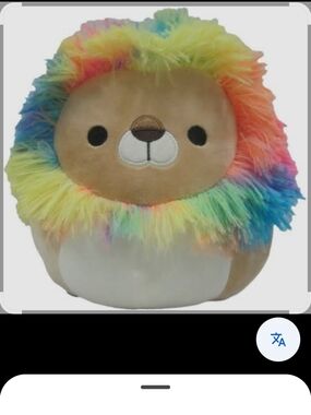 Squishmallows Leonard The Lion Rainbow Plush Toy